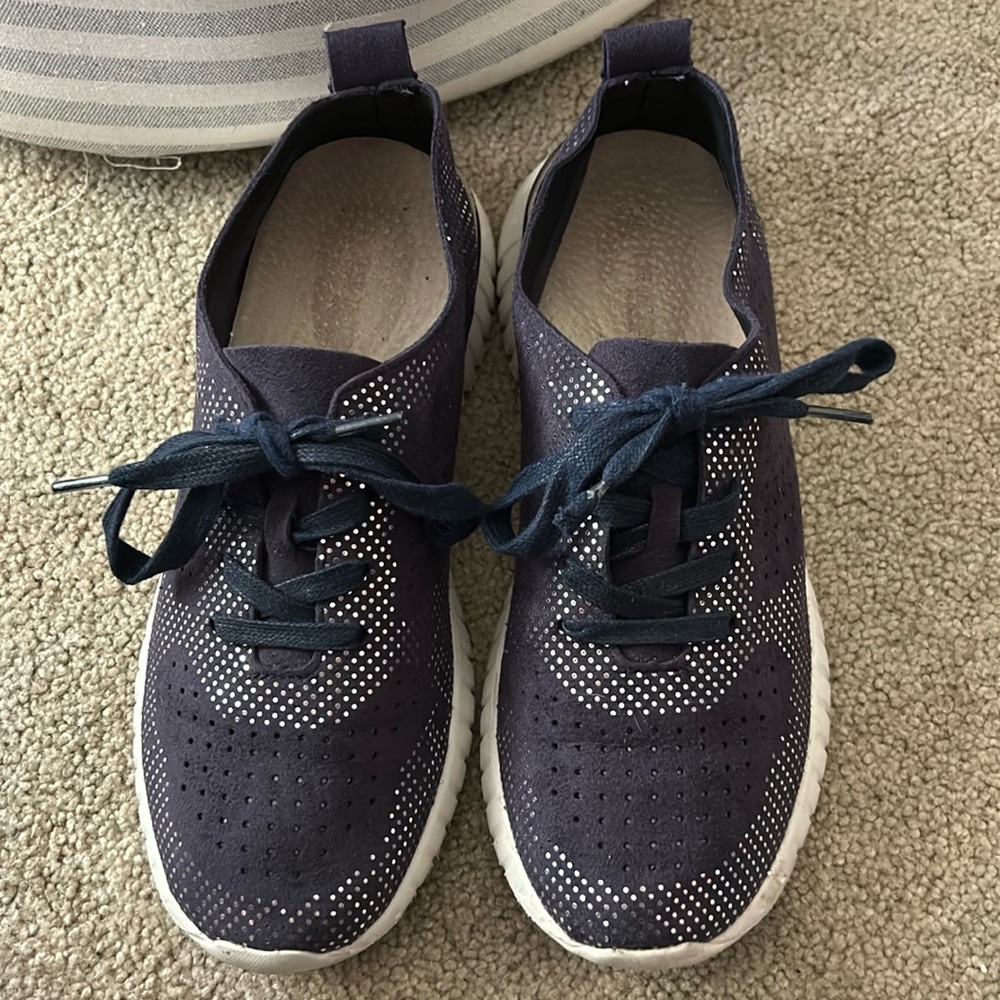GUC women’s Ilse Jacobsen Navy Blue airy sneakers size 40